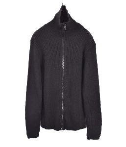 VINCENZO MARINO wool zip-up (made in Italy)